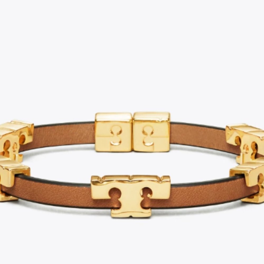 Tory Burch SERIF-T SINGLE-WRAP BRACELET